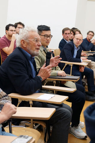 The audience during the Q&A session.