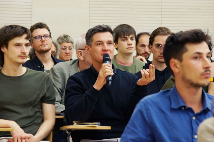The audience during the Q&A session.