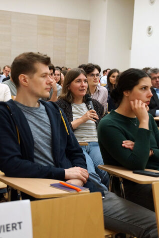 The audience during the Q&A session.
