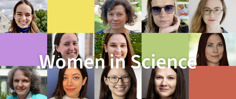Collage mit Bildern von 11 Wissenschaftlerinnen der Fakultät für Informatik.