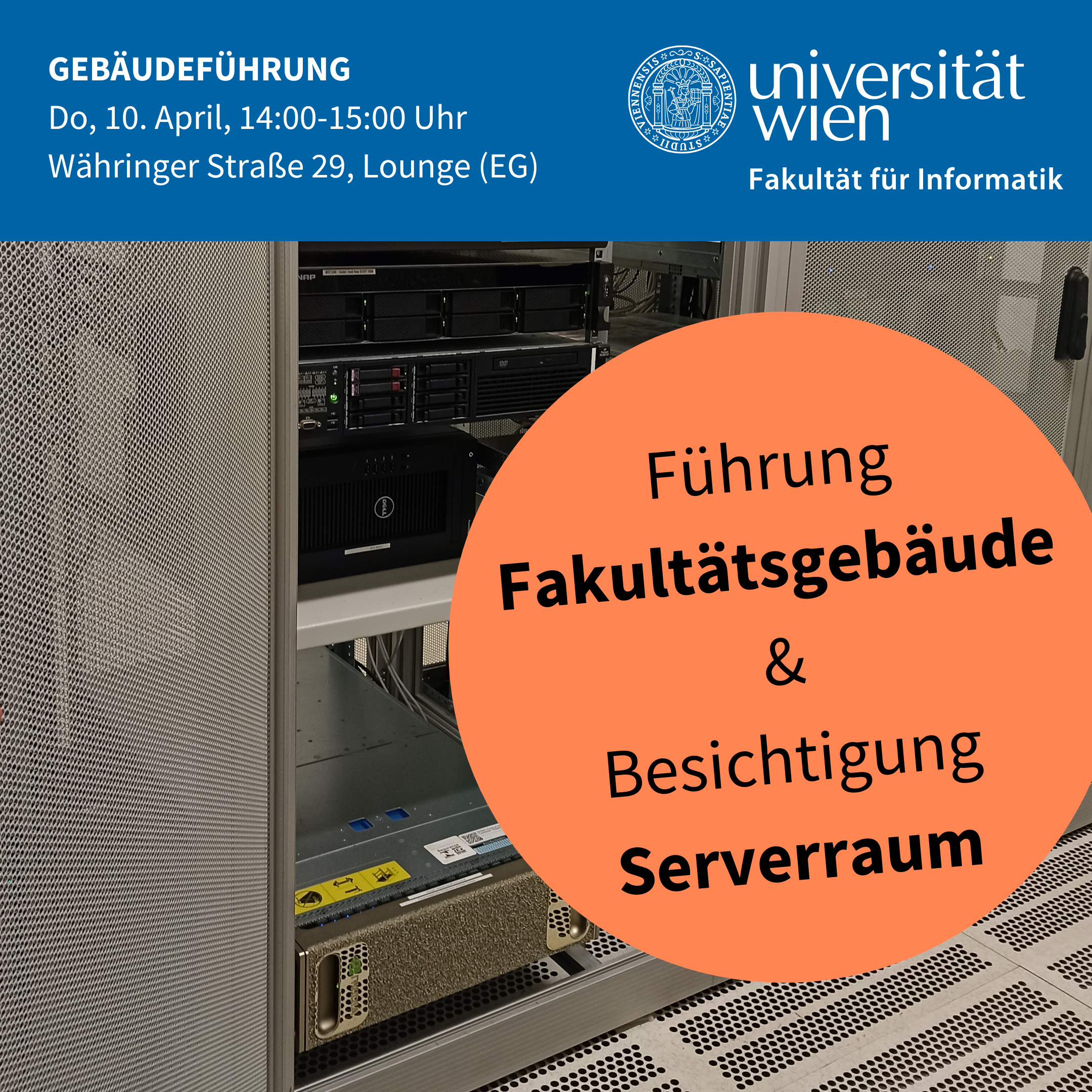 Führung durch das Gebäude 2024: Serverraum