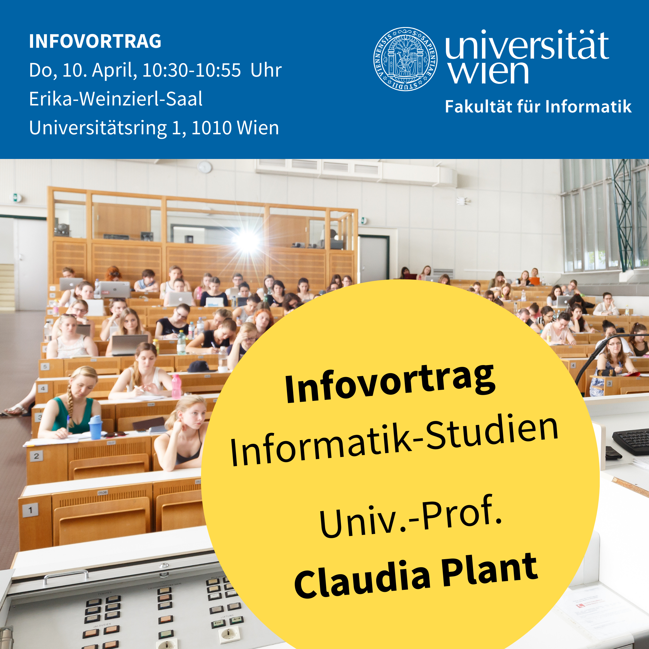 Studierende in einem Hörsaal